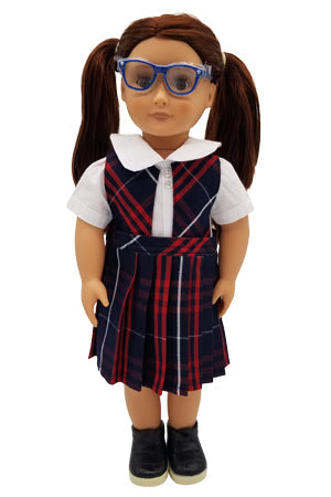 American Doll Dress-Hamilton Plaid