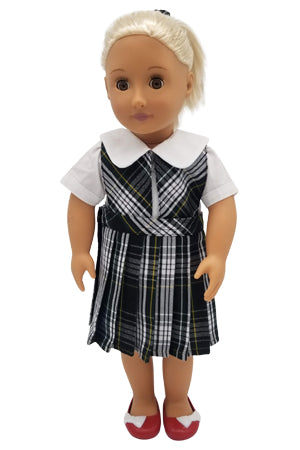 American Doll Dress- Crusaders Plaid