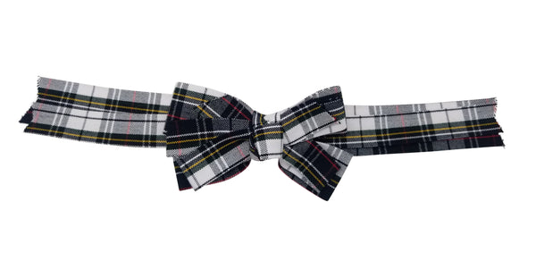 Long Tail Hair Bow-Lloyd Plaid