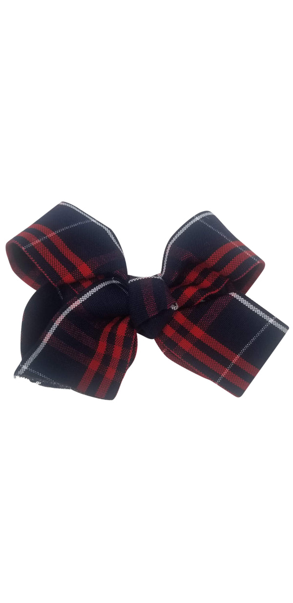 School Uniforms JoJo Hair Bow-Hamilton Plaid
