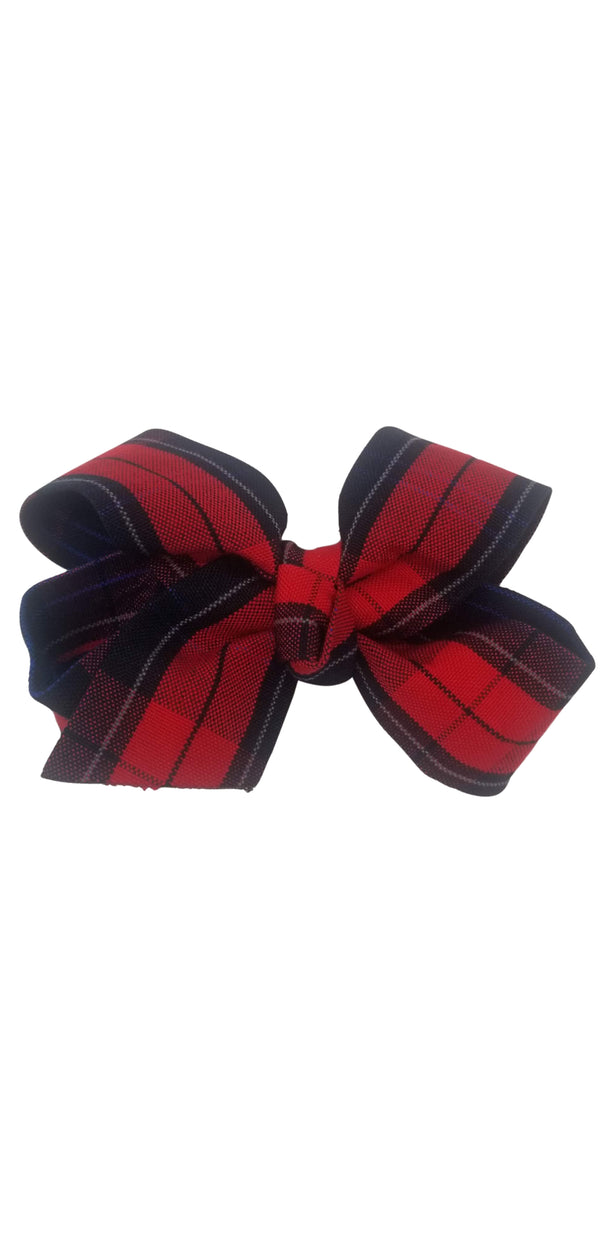 School Uniforms JoJo Hair Bow-Ford Plaid