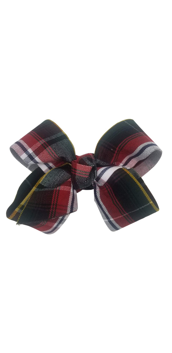 School Uniforms JoJo Hair Bow-Linus Plaid