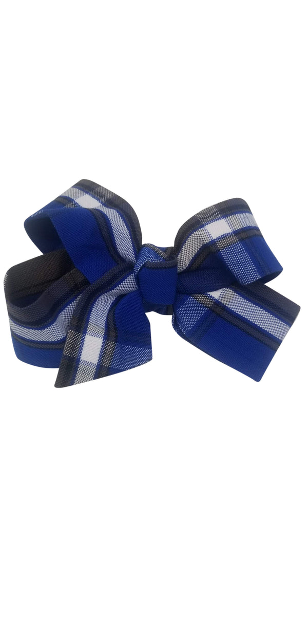School Uniforms JoJo Hair Bow-Ross Plaid
