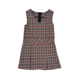 School Uniform Plaid Jumper-Cola 43