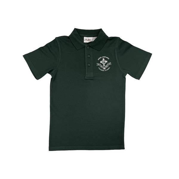 GSBH Green Polo Shirt w/School Logo. 5TH-8TH.
