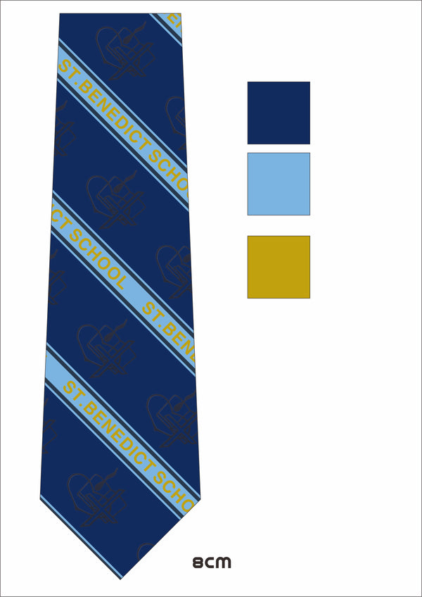 SAMPLE. School Uniform Customized Tie. Your School Name and Logo on Tie. INQUIRE ABOUT US BEING YOUR SCHOOL UNIFORM VENDOR.