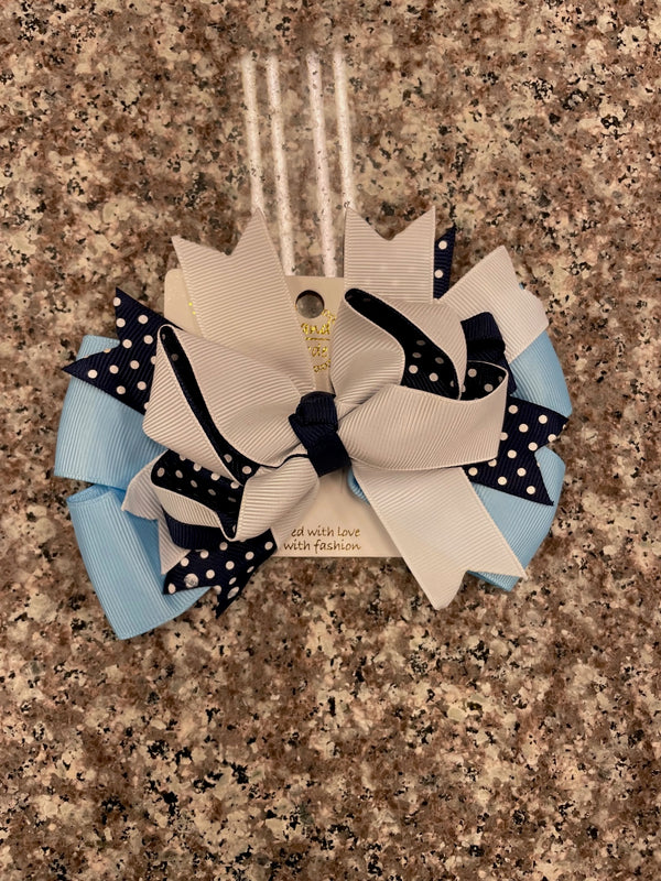 3 Tone Hair Bow