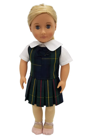 American Doll Dress-Madison Plaid
