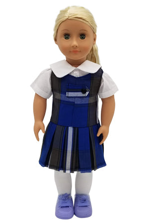 American Doll Dress- Anthony Plaid