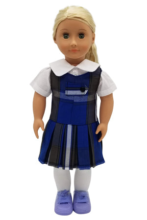 American Doll Dress- Anthony Plaid