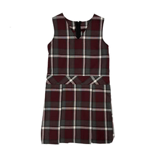 School Uniform Plaid Round Neck Jumper-Washington 91
