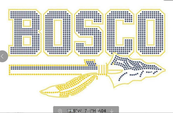 School Uniform Spirit Rhinestone for PARENTS! INQUIRE US ABOUT BEING YOUR SCHOOL UNIFORM VENDOR