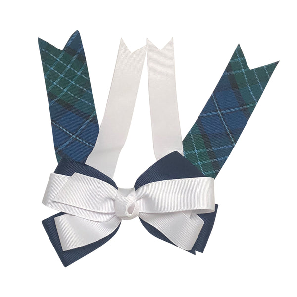 Cheer Hair Bows-Kirk Plaid