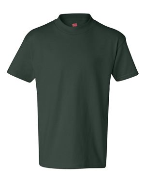 Buy forest-green School Uniform Unisex P.E. Shirt Comfort Soft Tag-less