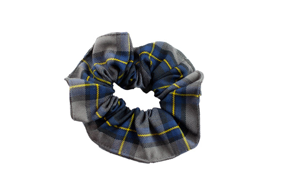 School Uniform Girls Scrunchie-Pius Plaid