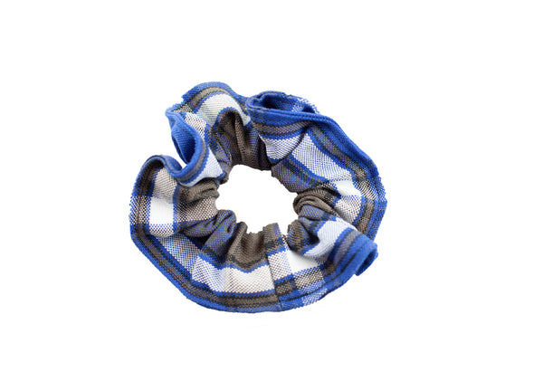 School Uniform Girls Scrunchie-Ross Plaid