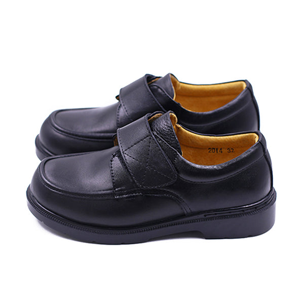 School Uniform Boys Dress Shoes with Velcro