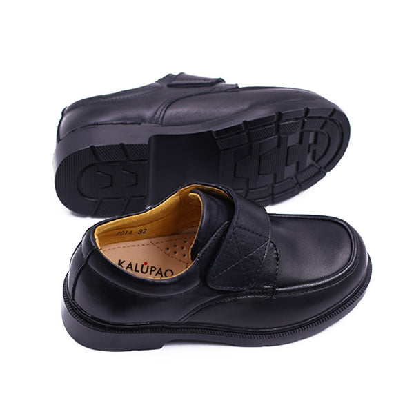 School Uniform Boys Dress Shoes with Velcro