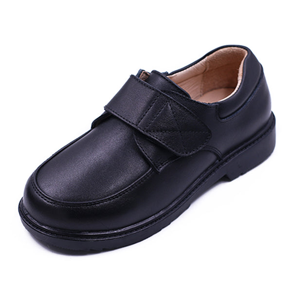 School Uniform Boys Dress Shoes with Velcro