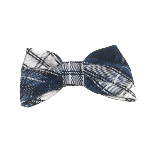 School Uniforms Standard Hair Bow-Simmons Plaid