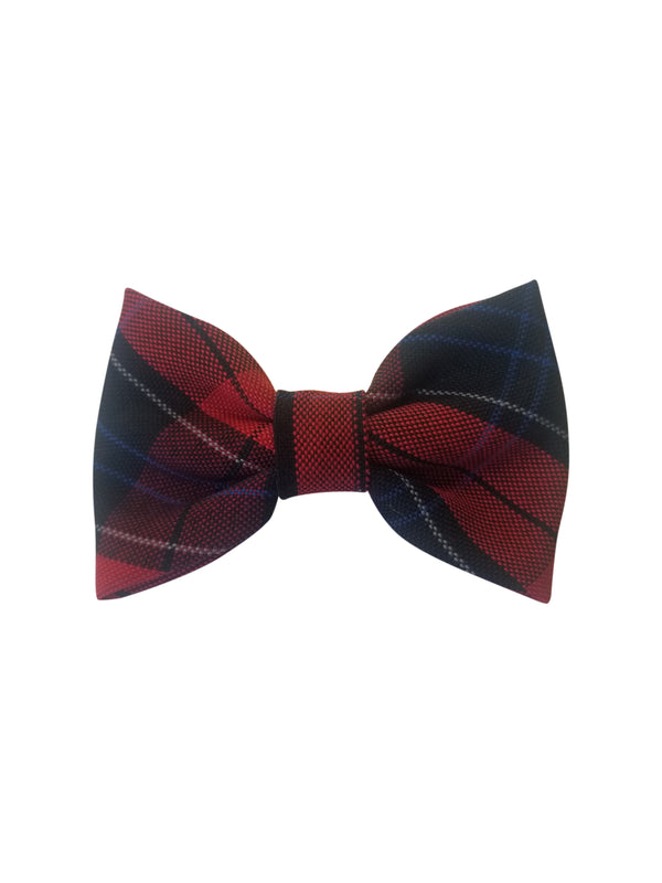 School Uniforms Standard Hair Bow-Ford Plaid