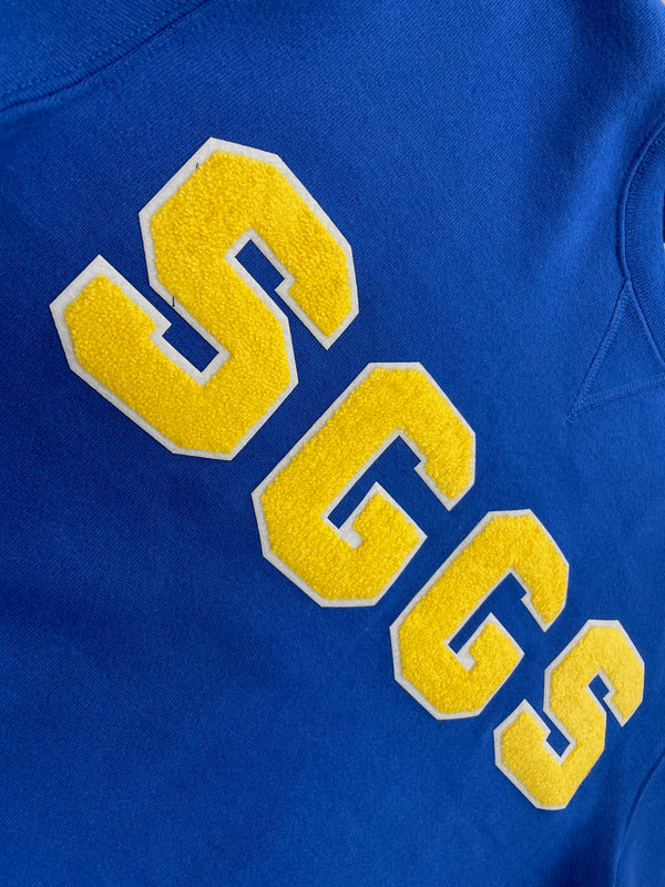 SAMPLE. School Uniform Chenille School Initials Sweater. AVAILABLE FOR OUR SCHOOLS. INQUIRE ABOUT US BEING YOUR SCHOOL VENDOR