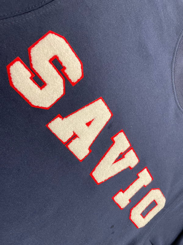 SAMPLE. School Uniform Chenille School Initials Sweater. AVAILABLE FOR OUR SCHOOLS. INQUIRE ABOUT US BEING YOUR SCHOOL VENDOR