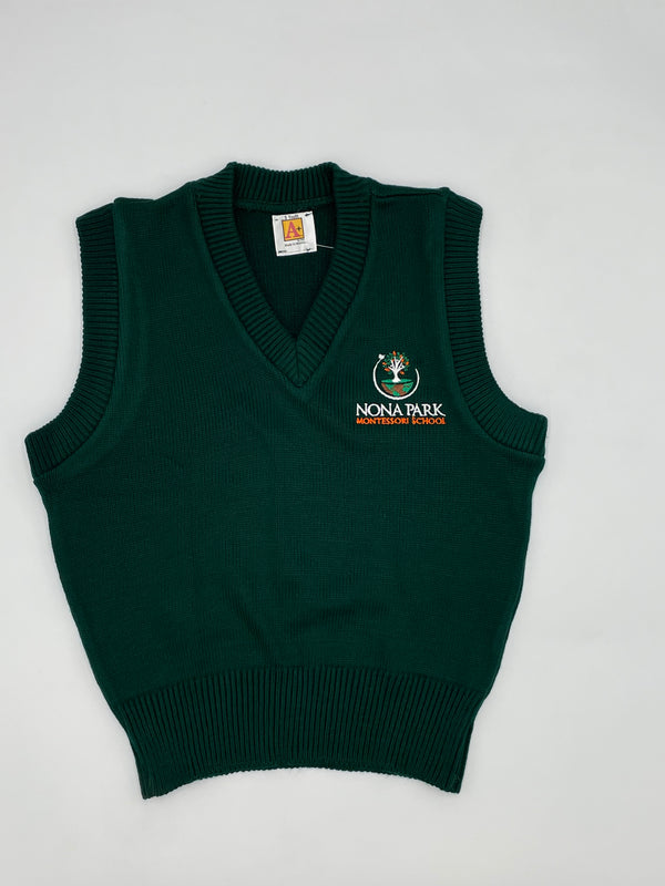 SAMPLE. SCHOOL UNIFORM VEST W/SCHOOL LOGO. INQUIRE US BEING YOUR SCHOOL UNIFORM VENDOR
