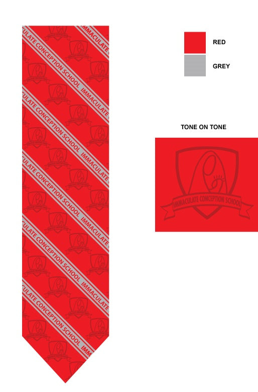 SAMPLE. School Uniform Customized Tie. Your School Name and Logo on Tie. INQUIRE ABOUT US BEING YOUR SCHOOL UNIFORM VENDOR.