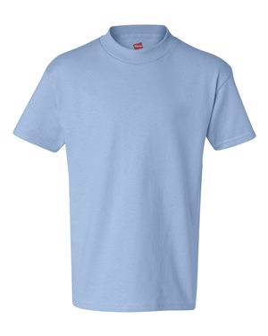 Buy light-blue School Uniform Unisex P.E. Shirt Comfort Soft Tag-less