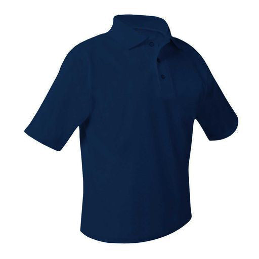 St. John Girls Interlock Polo Shirt w/ School Logo