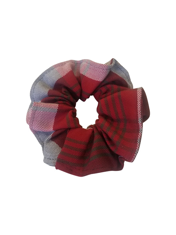 School Uniform Girls Scrunchie-Carter Plaid