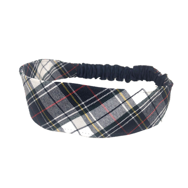 School Uniform Soft Headband- Avila Plaid