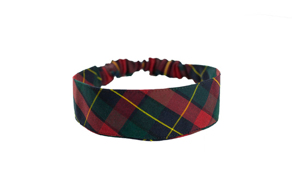 School Uniform Soft Headband- Cecilia Plaid