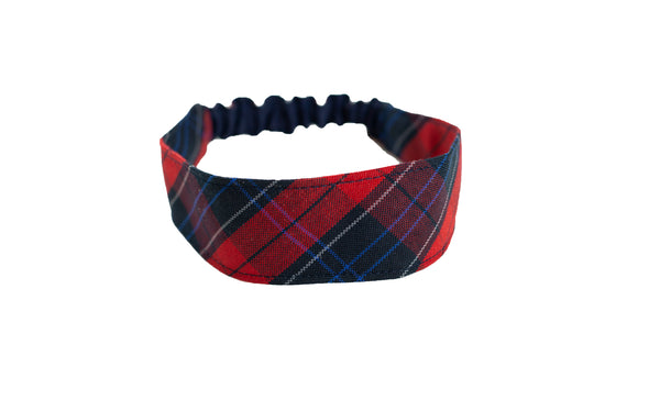 School Uniform Soft Headband- Ford Plaid