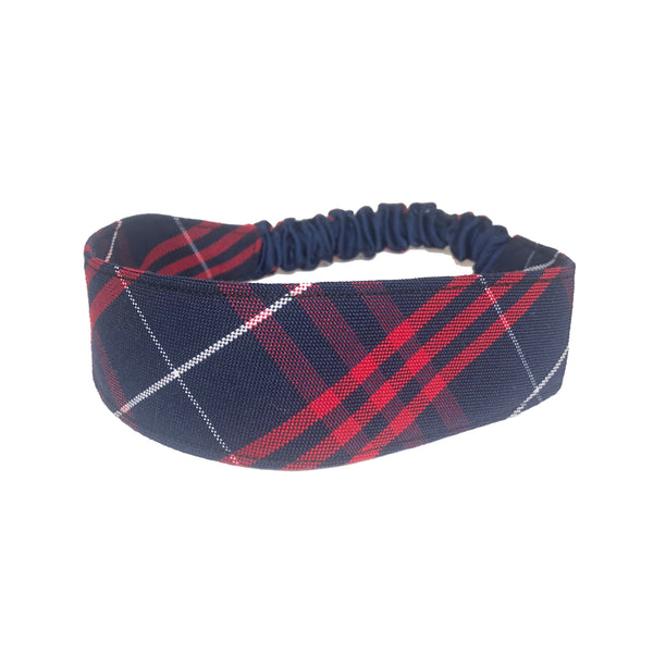 School Uniforms Soft Headband-Hamilton Plaid