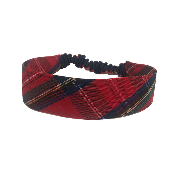School Uniforms Soft Headband-Jerome Plaid