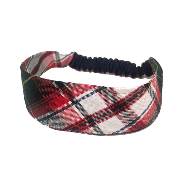 School Uniforms Soft Headband-Linus Plaid