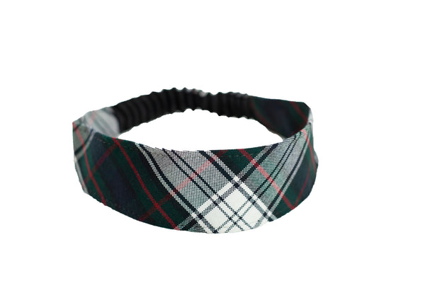 School Uniform Soft Headband- Lloyd Plaid