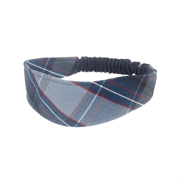 School Uniforms Soft Headband-Manhattan Plaid