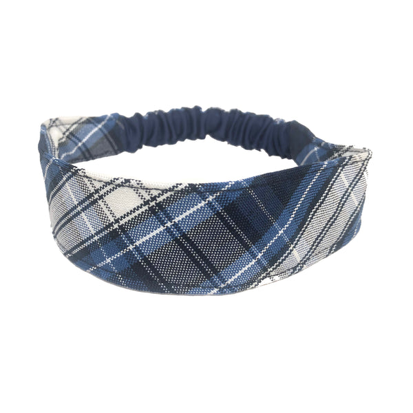 School Uniforms Soft Headband-Simmons Plaid