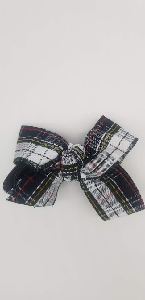 School Uniform JoJo Hair Bow-Avila Plaid