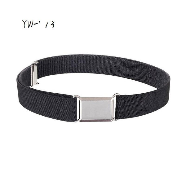 Boys and Girls Magnetic Belt/Adjustable Elastic Belt-Black