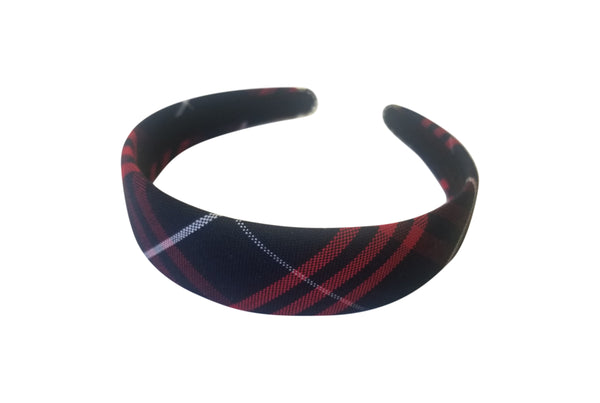 School Uniform Headband-Hamilton Plaid
