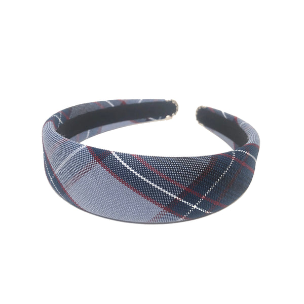 School Uniform Headband-Manhattan Plaid