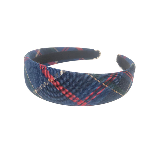School Uniform Headband-Odilia Plaid