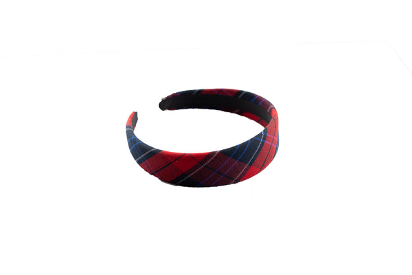 School Uniform Headband-Ford Plaid