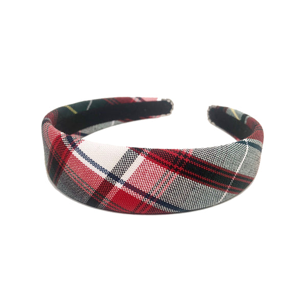 School Uniform Headband-Linus Plaid