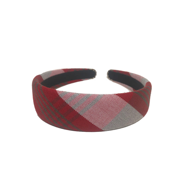 School Uniform Headband-Carter Plaid