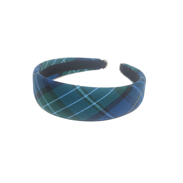 School Uniform Headband-Kirk Plaid